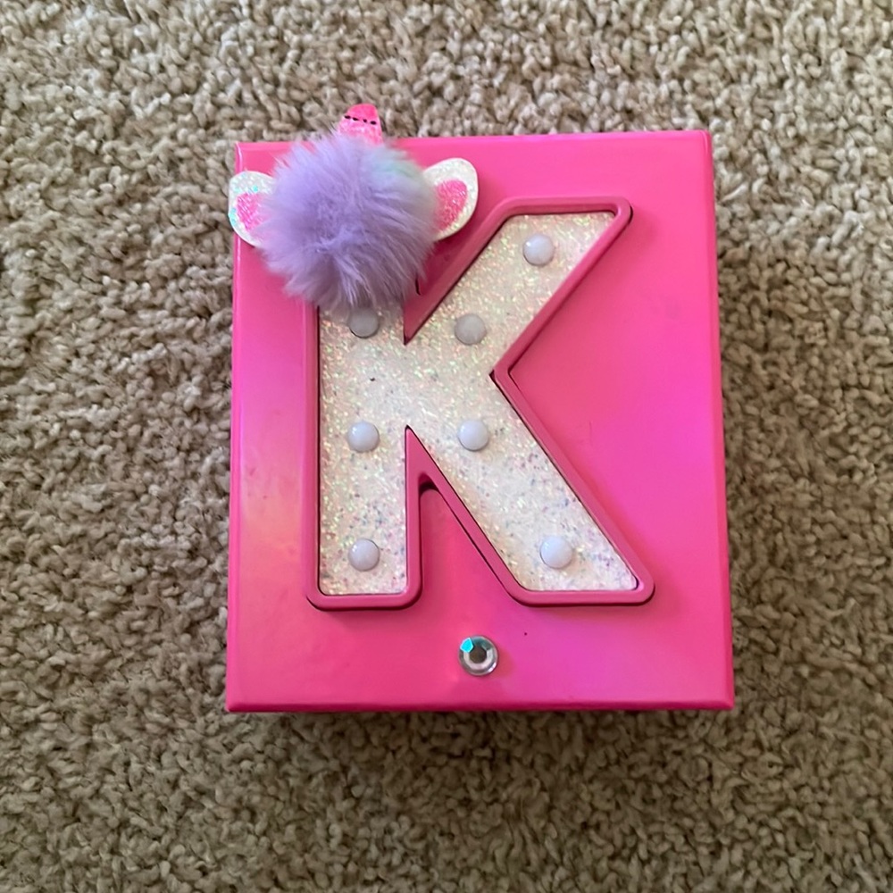Matching “K” Bracelet & Necklace set